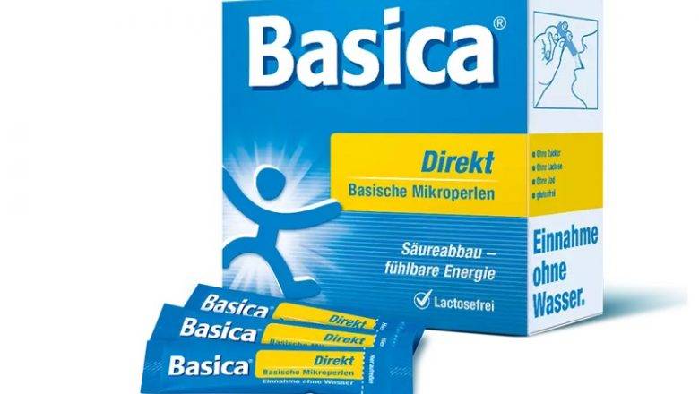 Bazični prah za hitro doseganje ravnovesja